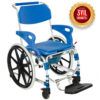 Romer R403 Mavi Buyuk Tekerlekli Banyo Tuvalet Sandalyesi